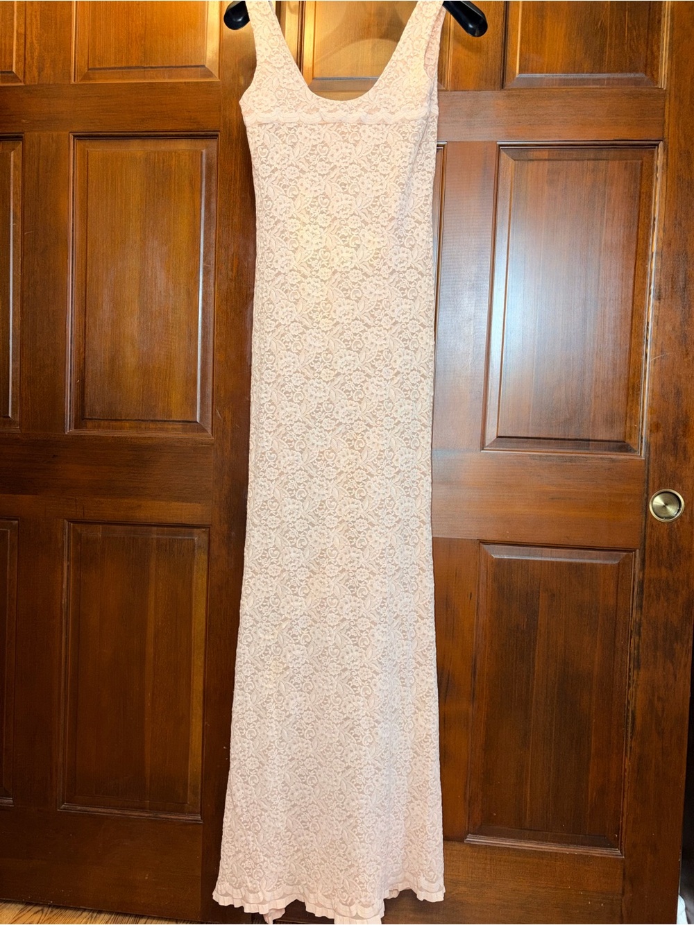 Tall maxi full slip floral lace liner bridal gown formal skirt extender - Picture 9 of 9